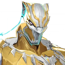 Golden Panther costume for Black Panther