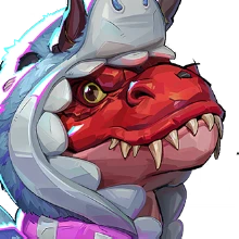 Jeff the Dinosaur costume for Devil Dinosaur