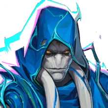 Blue Requiem costume for Gorr the God Butcher