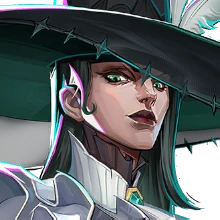 The Grim Lady costume for Hela