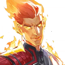 Blood Blaze costume for Human Torch