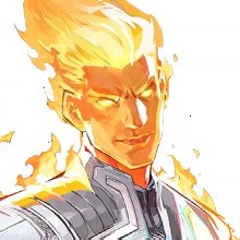 Silver Spark costume for Human Torch