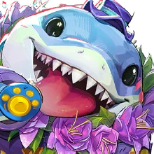 Blue Barrage costume for Jeff the Land Shark