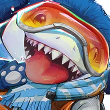 Blue Blizzard costume for Jeff the Land Shark