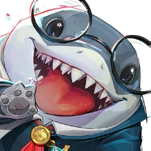Business Shark costume for Jeff the Land Shark