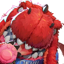 Devil Landshark costume for Jeff the Land Shark