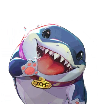 Jeff the Land Shark costume for Jeff the Land Shark