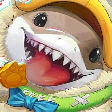 White Waddle costume for Jeff the Land Shark