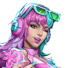 Prismatic Pulse costume for Luna Snow