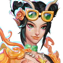 Citrus Sunrise costume for Mantis