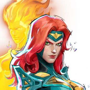 Emerald Flames costume for Phoenix