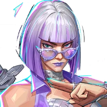 Amethyst Aura costume for Psylocke