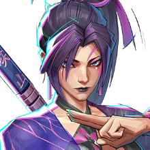 Violet Veil costume for Psylocke