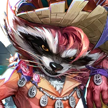 Radiant Reef costume for ROCKET RACCOON
