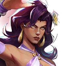 Purple Petal costume for Scarlet Witch