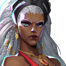 Crimson Clouds costume for Storm